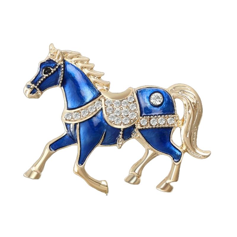 Portable Horse Pin Comfortable Wear Jewelry With Polished Finish for Daily Wear