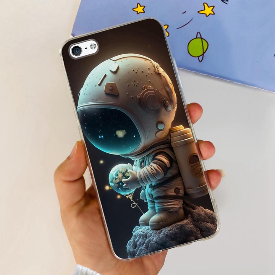 Lovely Printing Phone Case For iPhone 5 5s SE (2016) Soft Silicone TPU Back Cover For iPhone SE 2016 iPhone5 iPhone5s 4.0"