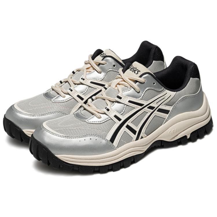 Asics Gel-Csl 02 Fabric Synthetic Leather Comfortable Versatile Liquid Silver Low-Top Lifestyle Casual Shoes Unisex Casual Shoes 1203A552-020