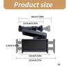 Car Backseat Mount Entertainment Holder for Tablets Phone, 360 Degree Rotatable, Long Drives Family Trips Easy to Clean