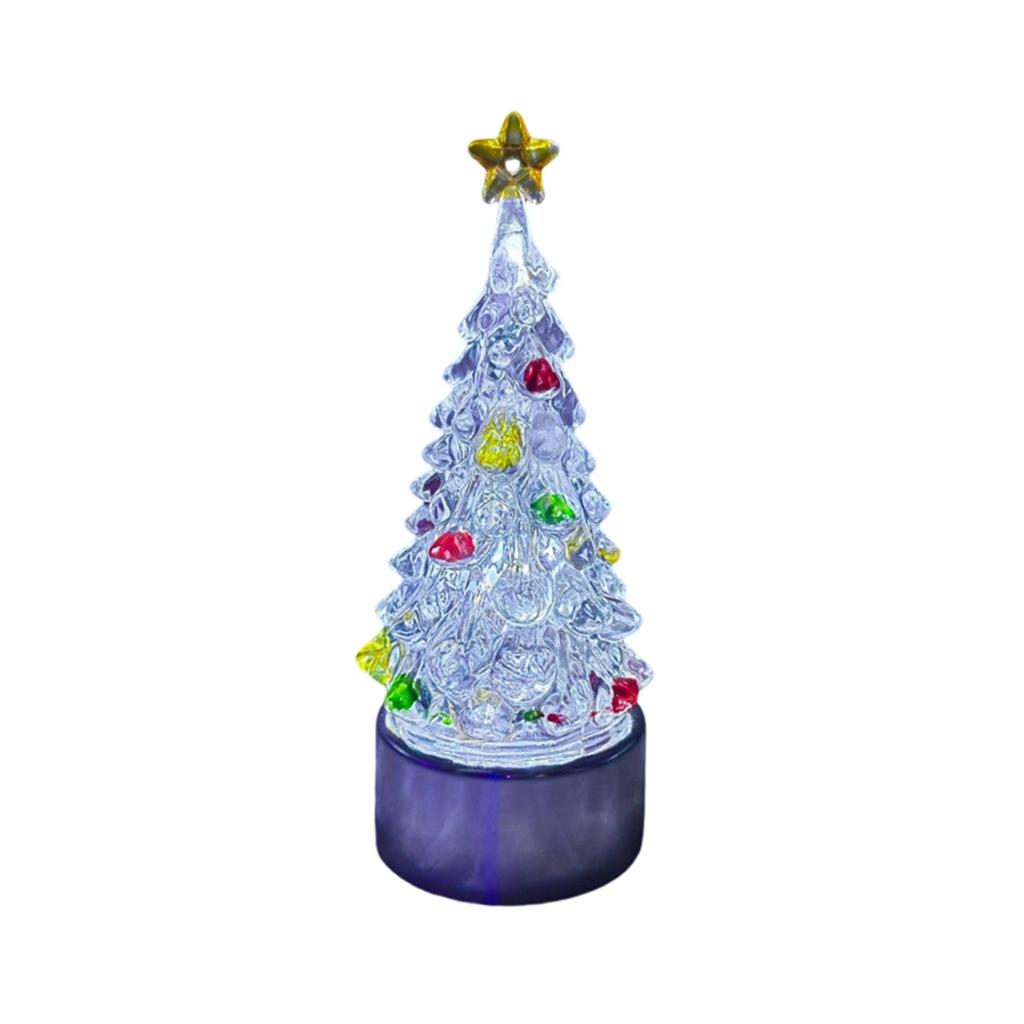Christmas New Luminous Christmas Tree Ornament Atmosphere Decoration Small Night Light Christmas Decoration Ornament