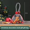 Christmas Gift Bags with Drawstring Design Cute Cartoon Packaging Tote Bag for Festive Party Decoration