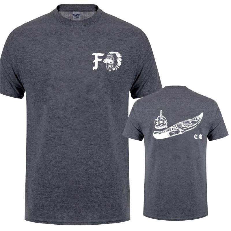 Fog Print T-shirt Forward Viewing Group Gbrs Men's T-shirt Summer Crew Collar T-shirt Men's Casual Cotton Summer Clothing Top