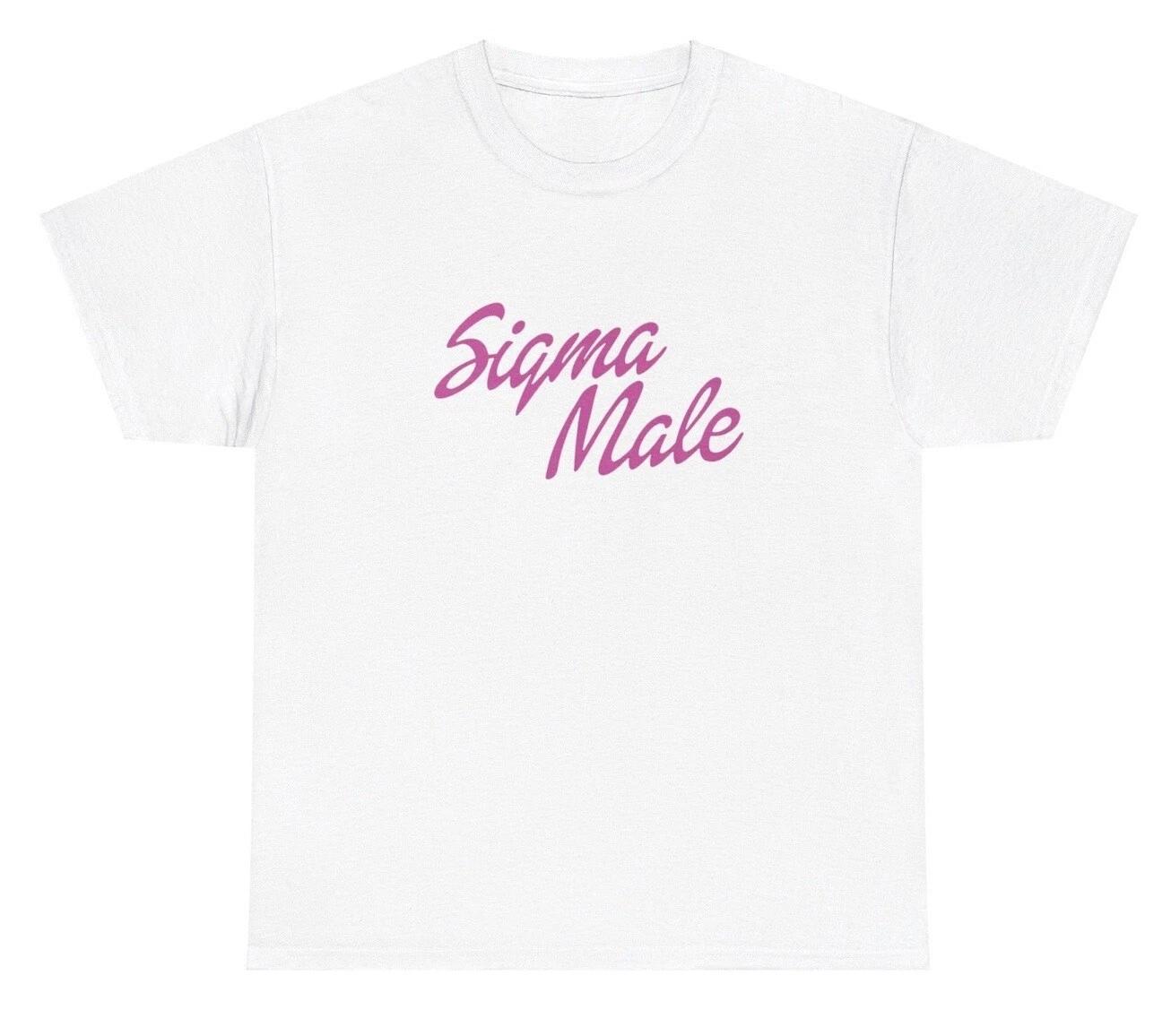 Sigma Male Y2K T Shirt Funny Offensive Oddly Specific Beta Dank Meme Humor Tee L