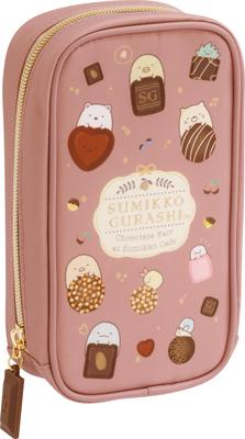 San-X Sumikkogurashi "Chocolate Fair At Cafe Sumikkogurashi" Pouch CA64801 H185 X W110 X D50mm