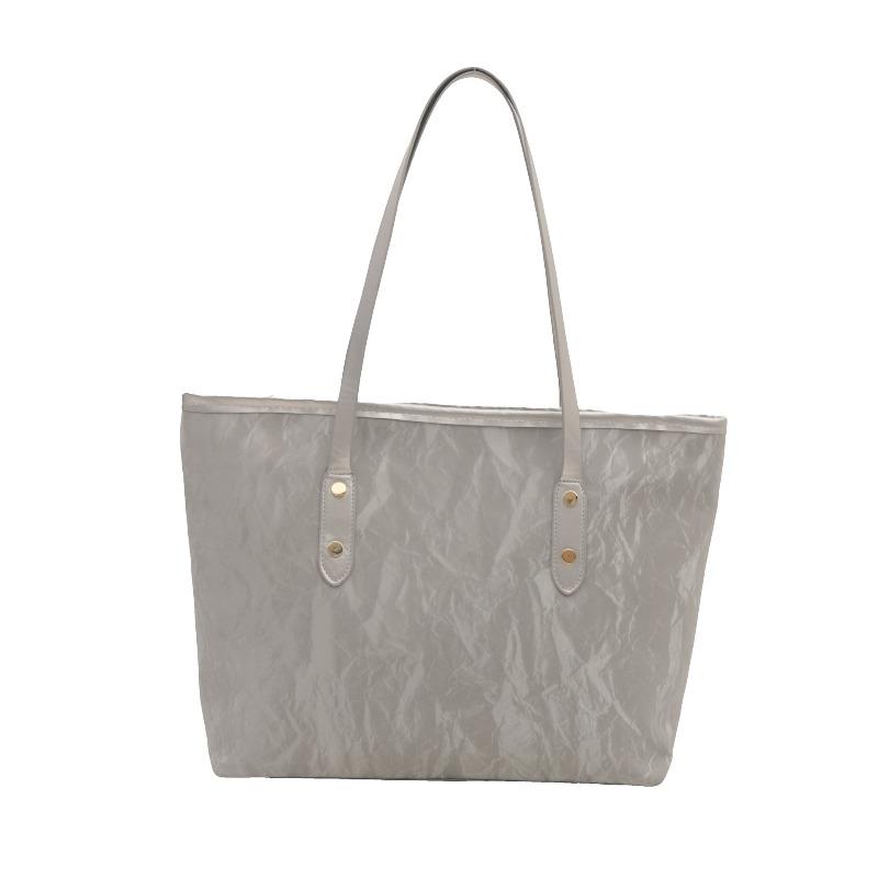 Trend simple commuter casual bucket bag new early autumn trend fashionable large capacity tote shoulder bag