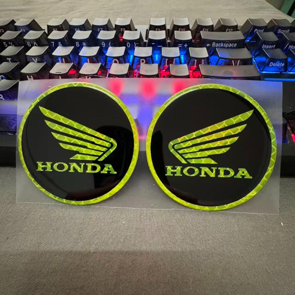 Honda Motorcycle Sticker HRC Fuel Tank Label 3D Stereoscopic Drip Glue Electric Vehicle Side Body Decoration Accessories Pcx125