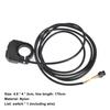Bicycle Switch Sensitive 2 In 1 Non-slip Black E-bike Horn Headlight Combination Switch Button Bike Accessories for Outdoor