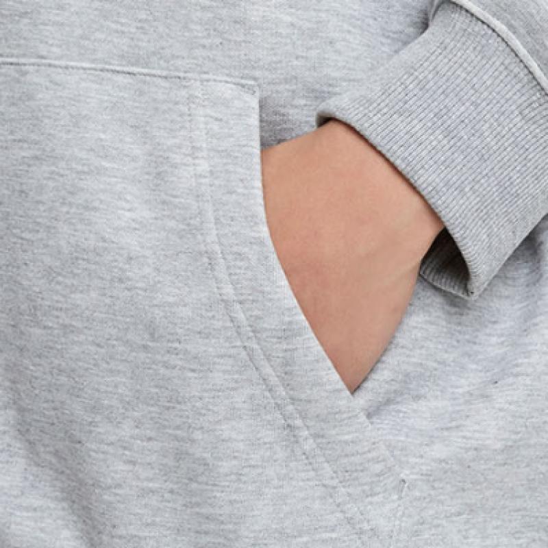 New Balance Nbn0f11203 Uni Essential Small Logo Hoodie Grau