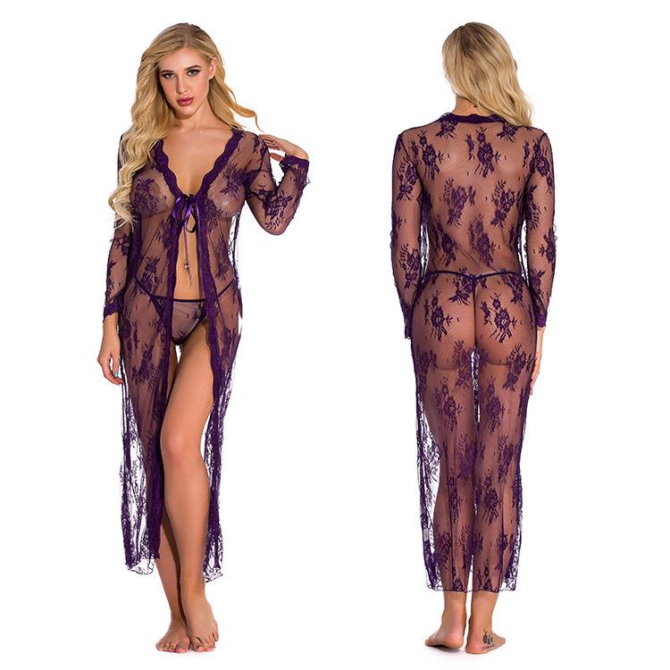 European & American Sexy Lace Women's Nightwear