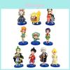 One Piece Pvc Figure Set With Collectible Characters For Anime Fans And Gift Collectors