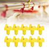 10pcs Chicken Water Nipples Automatic Poultry Nipples Drinker Waterer Plastic Yellow