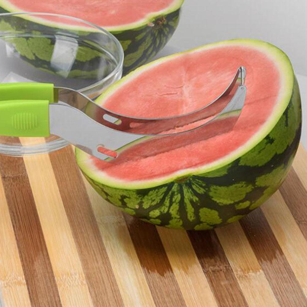 Wassermelonen-Schneidwerkzeug Cantaloupe-Frucht-Schneidschneider und Servierer Stahlkern Schneidutensil
