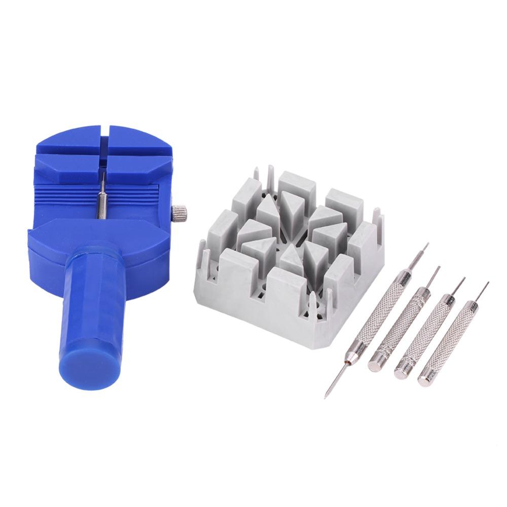 11pcs Professional ABS Plastic Watch Repair Tool Blue Color Watchband Repair Tool Watch Repair Kit Watchband Replacement