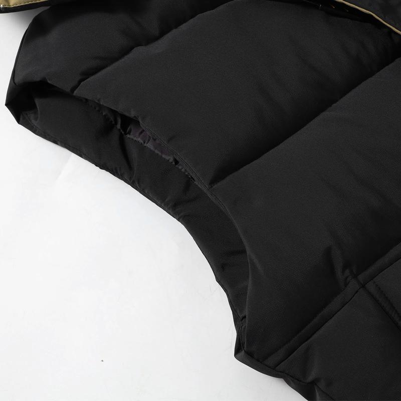 Plus Size L-5XL Fashion Winter Men's Sleeveless Jackets Hooded Thick Outerwears Man Warm Vest