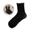 Womens Calf Socks, Sweet Girl Lace Ruffle Knee Socks Fashion Ladies Girl Princess Mesh Socks Campus Stockings