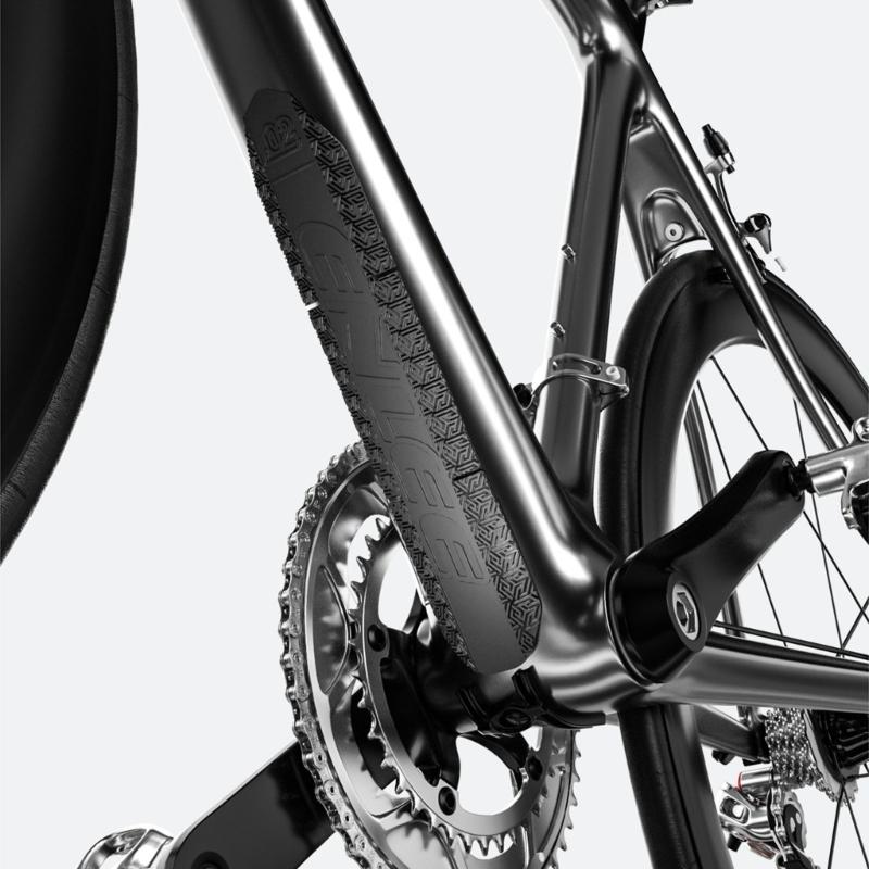 All-purpose Bike Frame Guard Mountain Bike Down Tube Frame Protection Sticker Protect Bike from Collision and Scratch