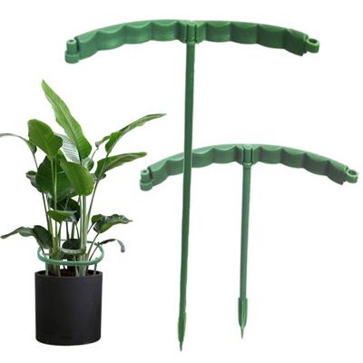 45390 Confezione Pali di Supporto per Piante Anelli di Supporto per Piante in Plastica Mezzi Tondi per Piante da Interno Esterno Vaso di Fiori Tutore Arrampicante