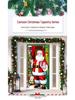 Christmas Door Tapestry: Hanging Cloth Decoration for Festivals & Parties
