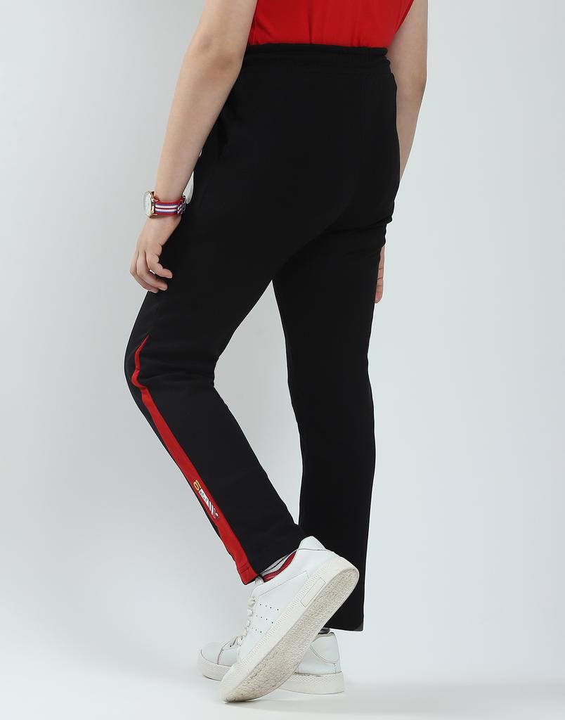 Monte Carlo Boy's Regular Fit Solid Track Pants