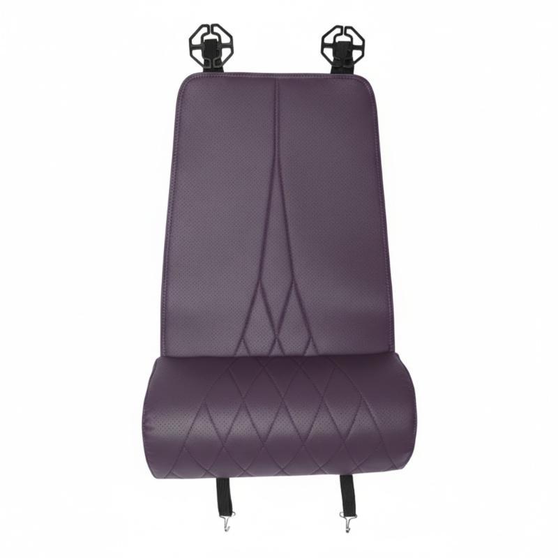 Extended Leg Rest Auto Seat Cushion Leather Universal Vehicle Fit Humanized Designs Vehicle Seat Pad for Fatigue Relief