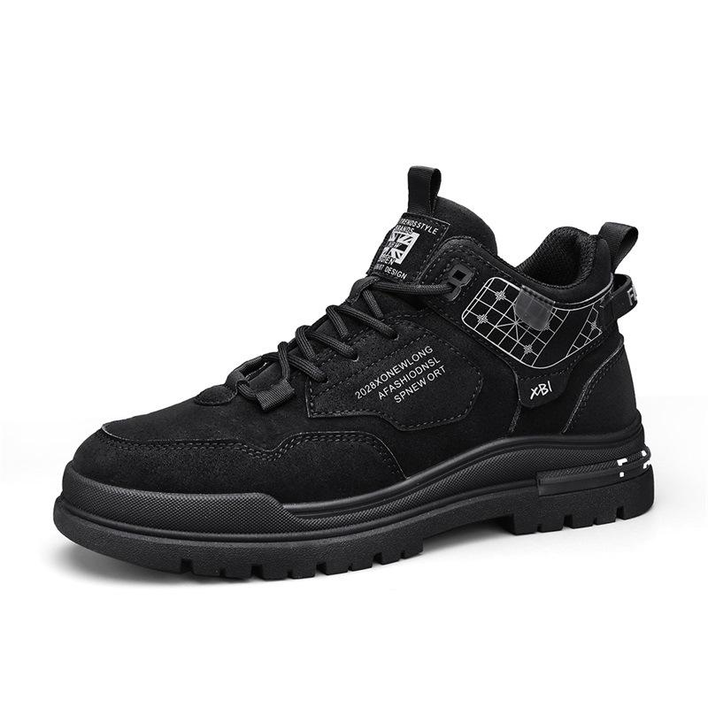 

Martin boots men s 2025 spring new high-top tooling boots British men s outdoor platform casual sports trendy shoes 44