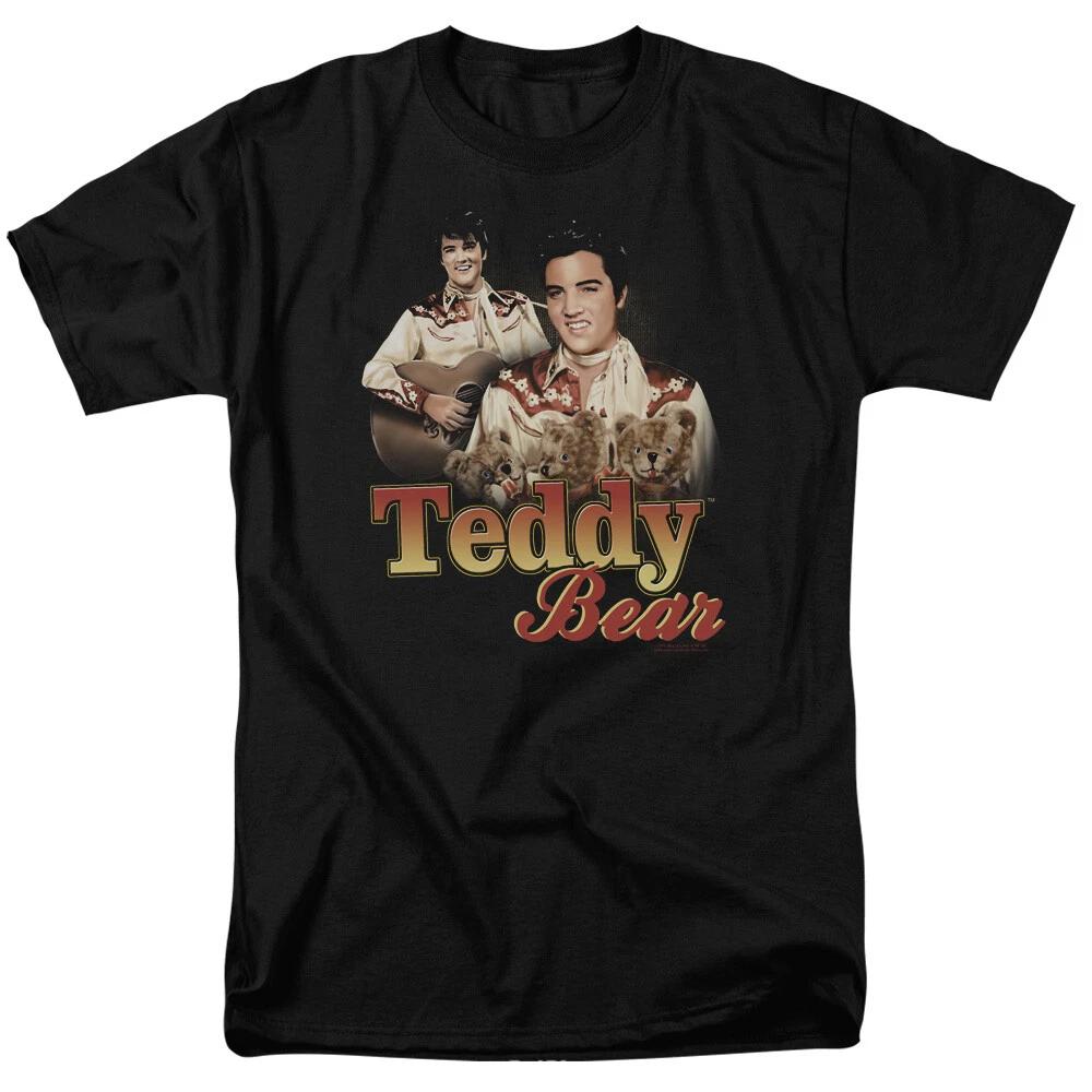 Elvis Teddy Bear 100% Cotton T-shirt Mens Tees Top or Sleeveless Tank - to 6X S