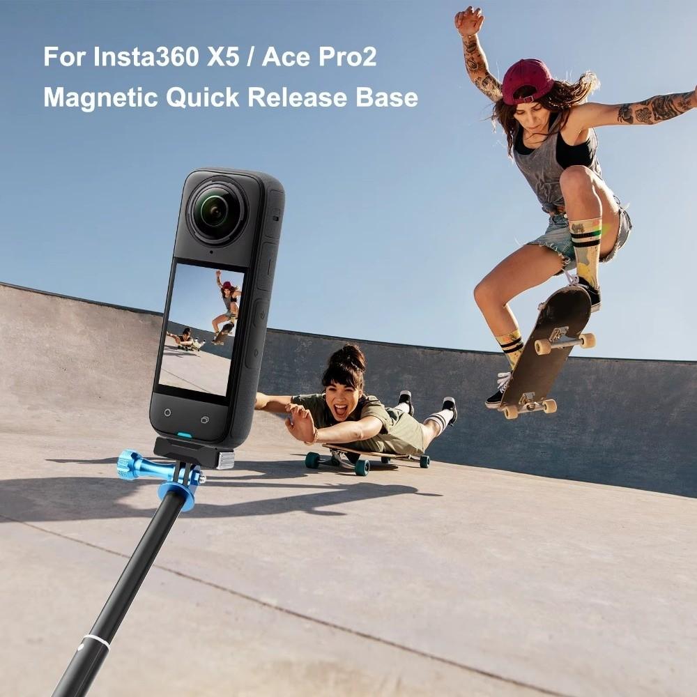 Lightweight Adapter Mount for Insta360 X5 / Ace Pro / Ace Pro 2 Camera Mounting