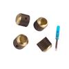 4Pcs Guitar Knob Screwdriver with 1 Slot Screwdriver Control Knob Hat Replacement for Electric Guitar