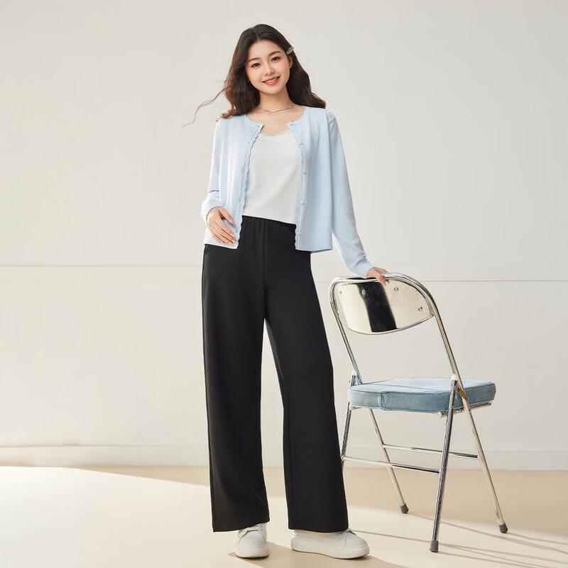 IEF Women's Plus Size Korean Style Wide-Leg Pants