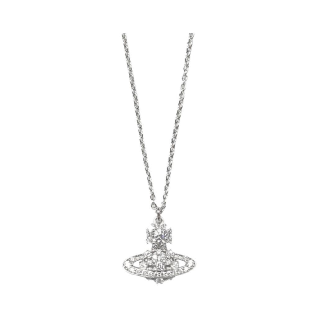 Vivienne Westwood Narcissa Pendant Platinum White Silver
