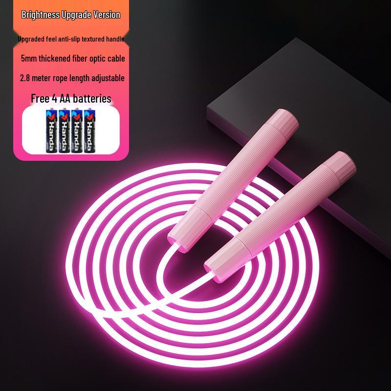 Fluoreszierendes Glow-in-the-Dark Springseil für Kinder und Anfänger