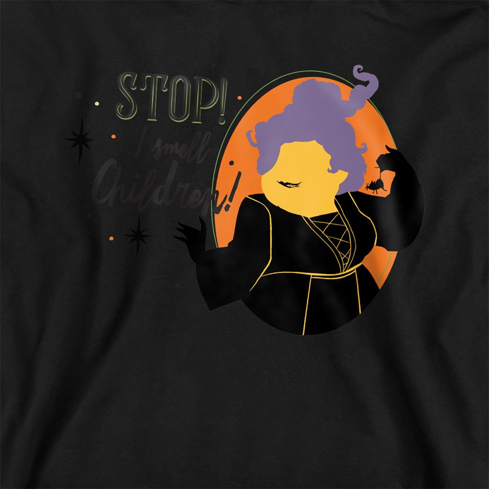 Hocus Pocus Unisex Adult Stop! I Smell Children! With Mary Sanderson Hoodie