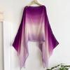 Travel Vacation Photo Summer New Chinese Sunscreen Shawl Women Thin Temperament Cape Cape Gradual Change Women