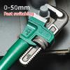 Heavy Duty Carbon Steel Straight Pipe Wrench 10", 12", 14", 18" Pipe Plier Universal Industrial Adjustable Plumbing Hand Wrench