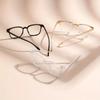3PCS Fashion Transparent Anti Radiation Blue Light Blocking Eyewear Glasses