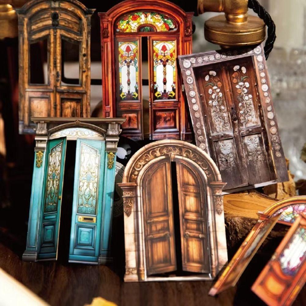 60 pcs Multifunctional Hard Card Stickers Multipurpose Decorative Stickers New DIY Handbook