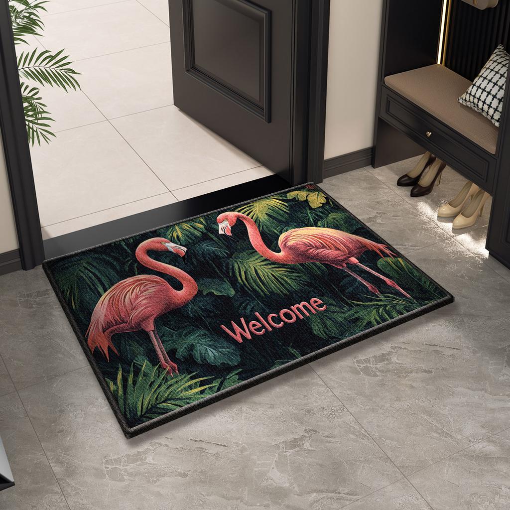 Welcome Door Mat Entrance Doormat Outdoor Floor Foot Mats Front Doormat Room Rugs Hallway Bath Rug Washable