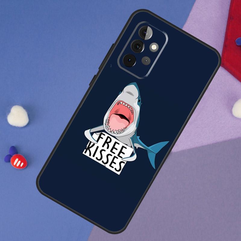 Ocean Shark Tooth Fish Case For Samsung Galaxy A55 A35 A32 A12 A22 A52 A06 A54 A34 A14 A56 A36 A26 A16 A13 A53 A15