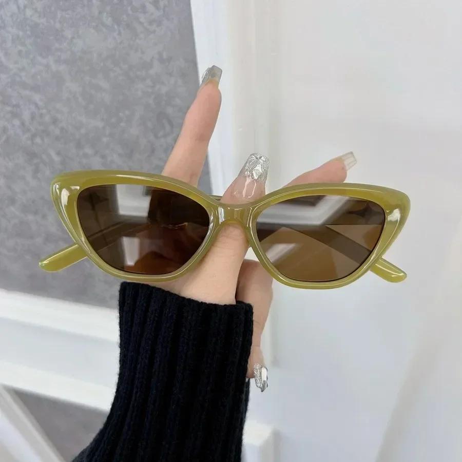 Retro Square Mode Sonnenbrille Damen Herren Vintage Stil Lässig Trendig Klein Weiblich Männlich