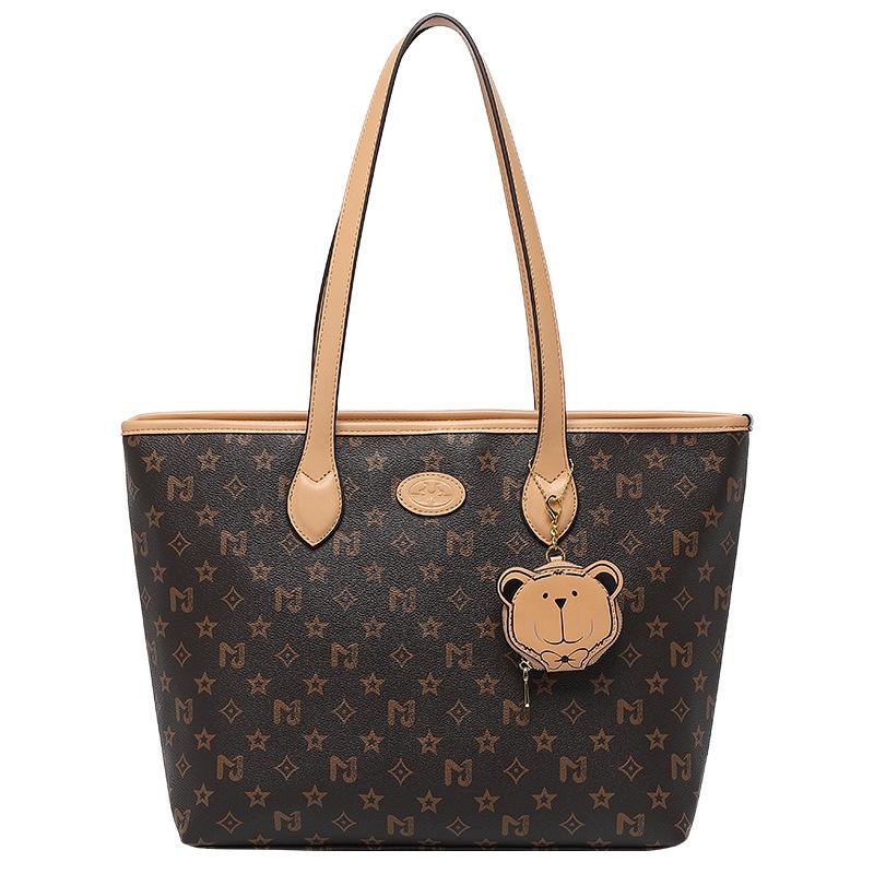 Bolsa Tote Grande Capacidade Feminina Verão Sacola de Compras Nova Bolsa de Mão Nicho para Ir ao Trabalho Senso de Alto Padrão Bolsa de Ombro