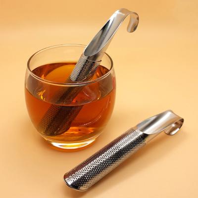 Tee-Ei Premium wiederverwendbarer, rostfreier, feinmaschiger Filter in Lebensmittelqualität, Edelstahl-Teestabsieb für losen Tee