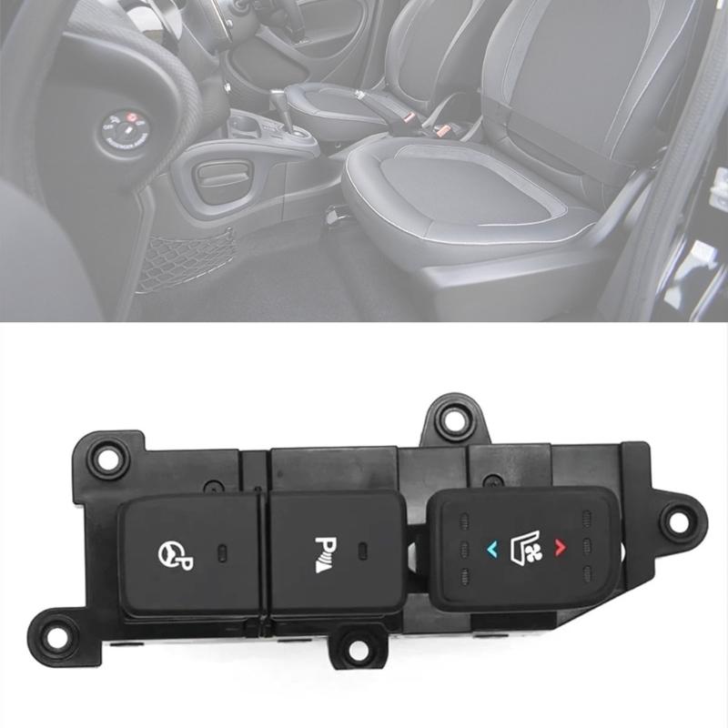 Automotive Accessories Ventilated Heating Button Electronic Handbrake Switch Button for 2013-2016 Indicator Switch