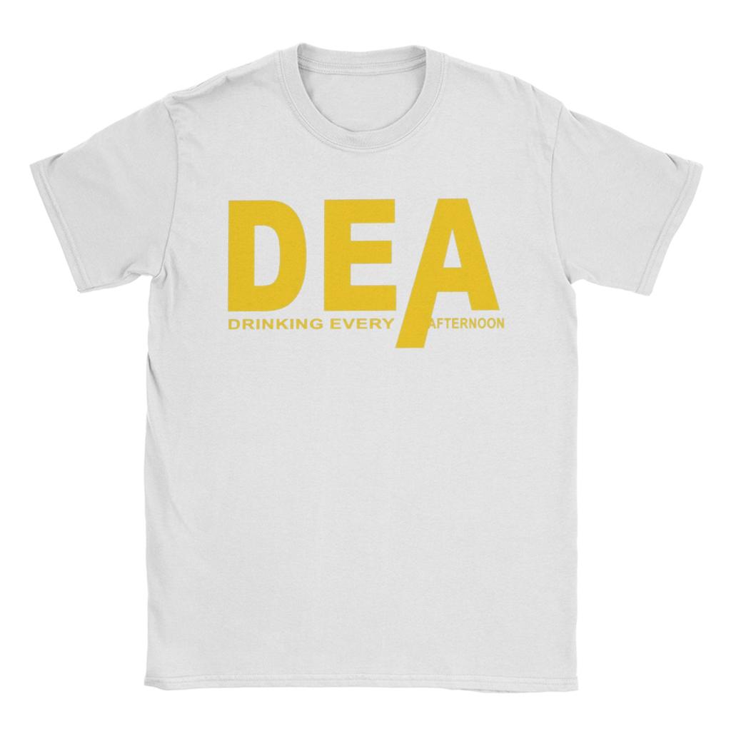 Awesome DEA Drinking Every Afternoon TShirt for Unisex Crewneck Cotton T Shirt Short Sleeve Tee Shirt XL XL Clothing