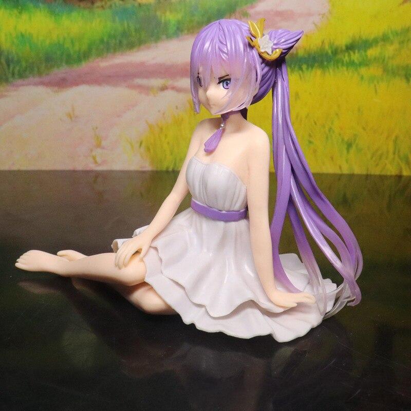 10cm Genshin Impact Keqing Sexy Anime Figure Klee /Paimon Genshin Impact Action Figure Ganyu Figurine Collection Model Doll Toys