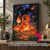 Personalized Charmander Diamond Art Custom Name 5D Diamond Painting Full Drill DIY Craft