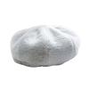 Fashionable Beret Soft and Skin Friendly Warm Hat Leisure Plush Hat  Summer