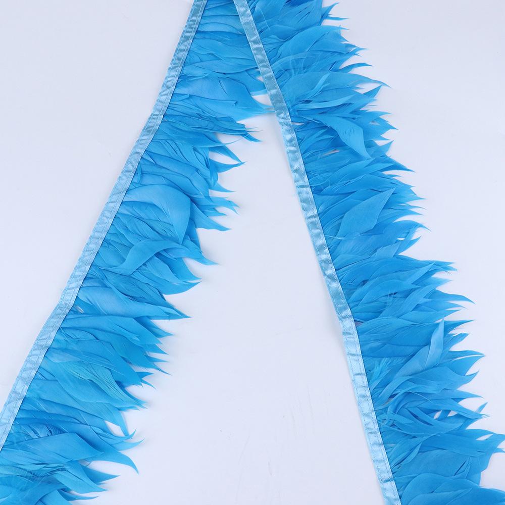 Goose Feather Tear Piece Clothing Accessories Material Color Goose Feather Skirt Cloth Belt DIY Stage Performance