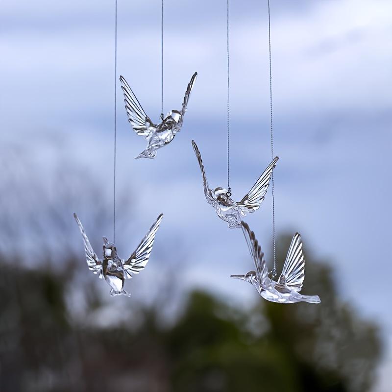 4 Pieces, Exquisite Bird Shaped Ceiling Decorations, Bird and Hummingbird Decorations, Suitable for Festivals, Weddings, Parties