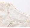 Tencel Cotton Short-Sleeved Embroidery Top + French Romantic Skirt Suit.